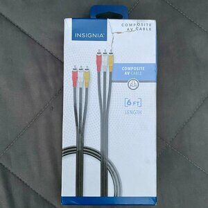 INSIGNIA COMPOSITE 6-FT AV CABLE — NEW!